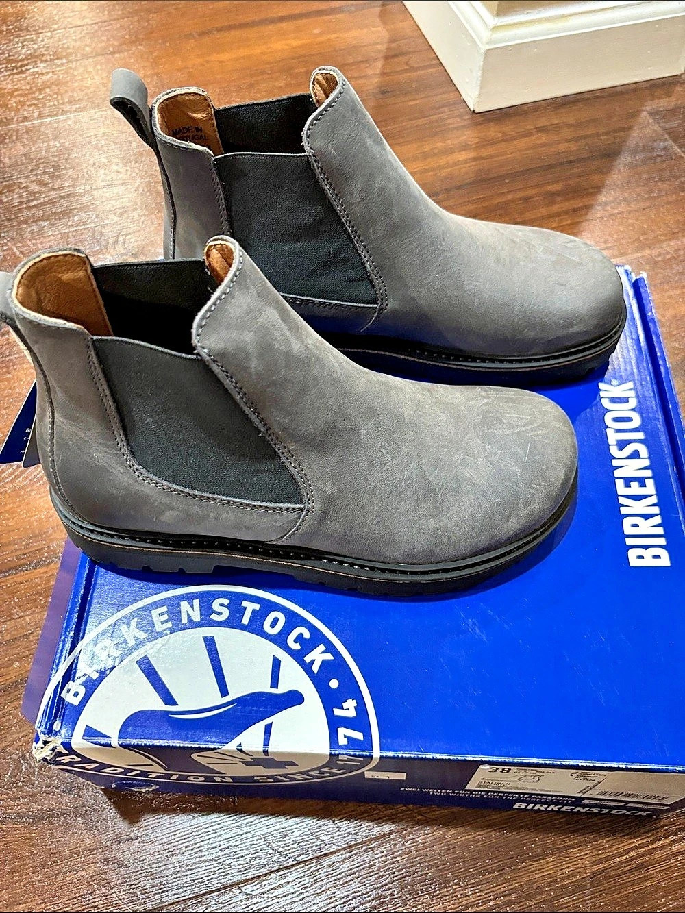 Birkenstock Stalon II Gray Ankle Boots EU 38 NEW